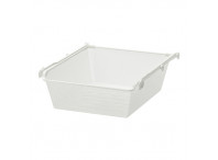 KOMPLEMENT, корзина 50x58 см с направляющими, белый