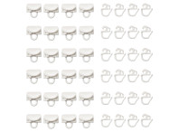 VIDGA бегунок и крючок, белый