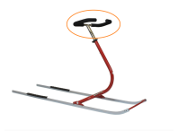 Стальной руль для спортивных финских саней Esla Kickspark