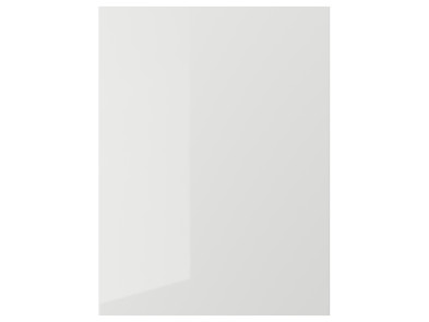 Дверь IKEA RINGHULT 60x80 см, глянцевый светло-серый