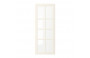 БУДБИН BODBYN стеклянная дверь, 40x100 см, белый с оттенком