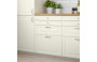 Фронтальная панель ящика IKEA БУДБИН 60x40 см, белый с оттенком